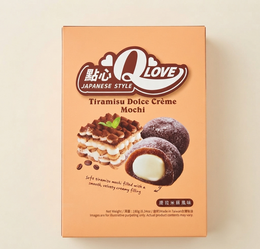 Q Love Japanese Style Tiramisu Dolce Crème Mochi (180g)