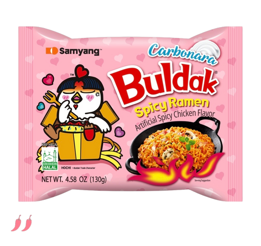 Buldak Csirke Carbonara Ízesítésű Tészta, 130gr