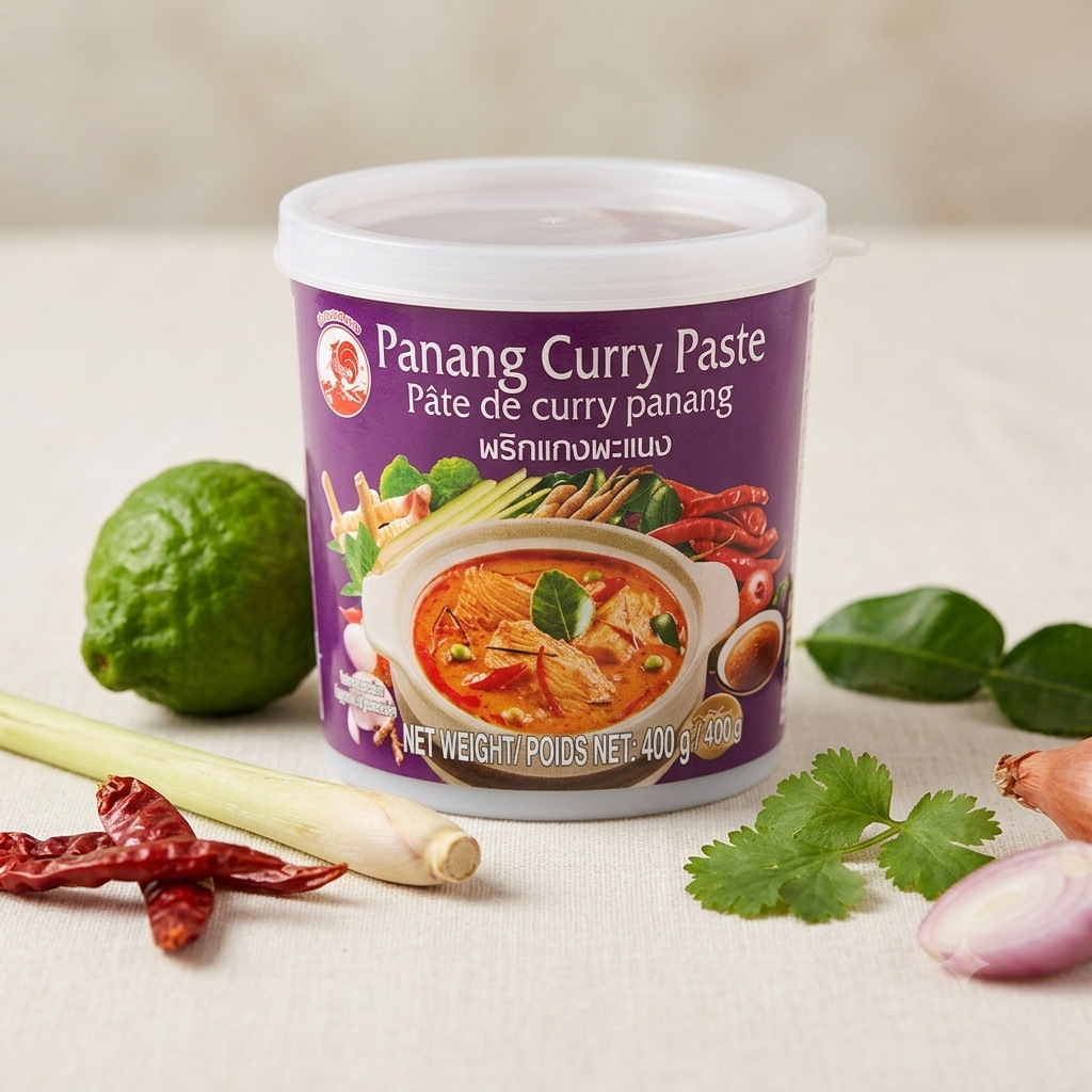 Cock Brand Panang Curry Paszta (400g) – Eredeti, krémes thai ízélmény otthon