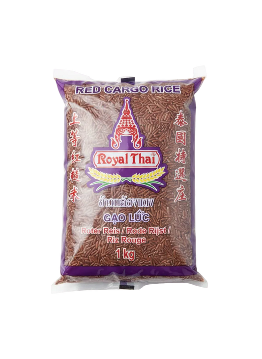 Royal Thai Vörös Cargo Rizs (1 kg) – Egészséges és Különleges Köret Thaiföld Szívéből