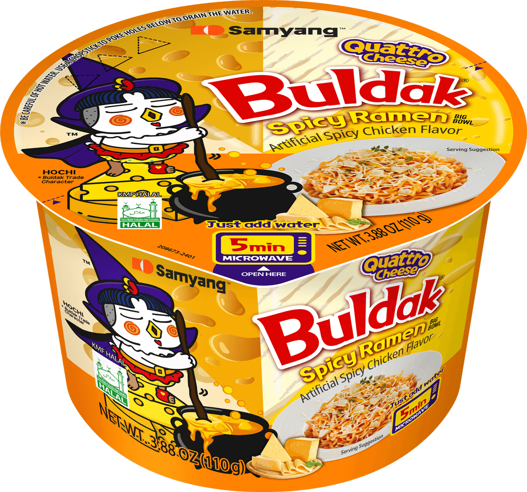 Samyang Buldak Quattro Hot Chicken Ramen Big Cup (110g)