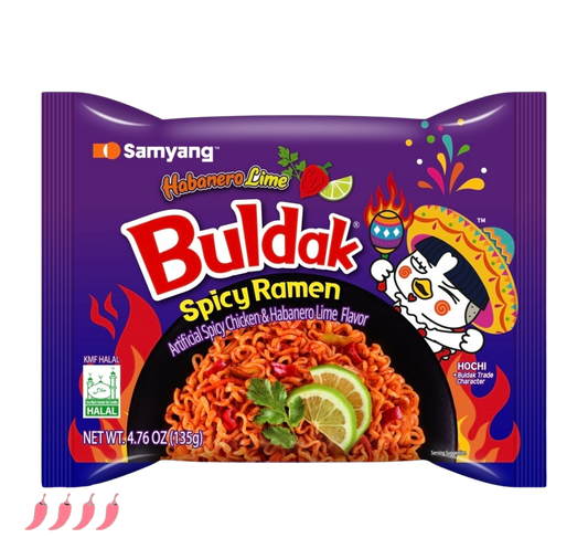 SAMYANG BULDAK CSIRKÉS TÉSZTA HABANERO LIME ÍZESÍTÉSSEL, 135g