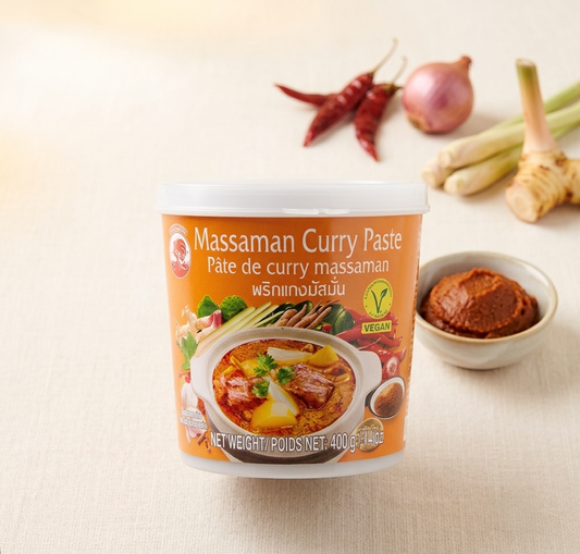 Eredeti Massaman Curry Paszta (400g) – A thai konyha krémes, aromás gyöngyszeme