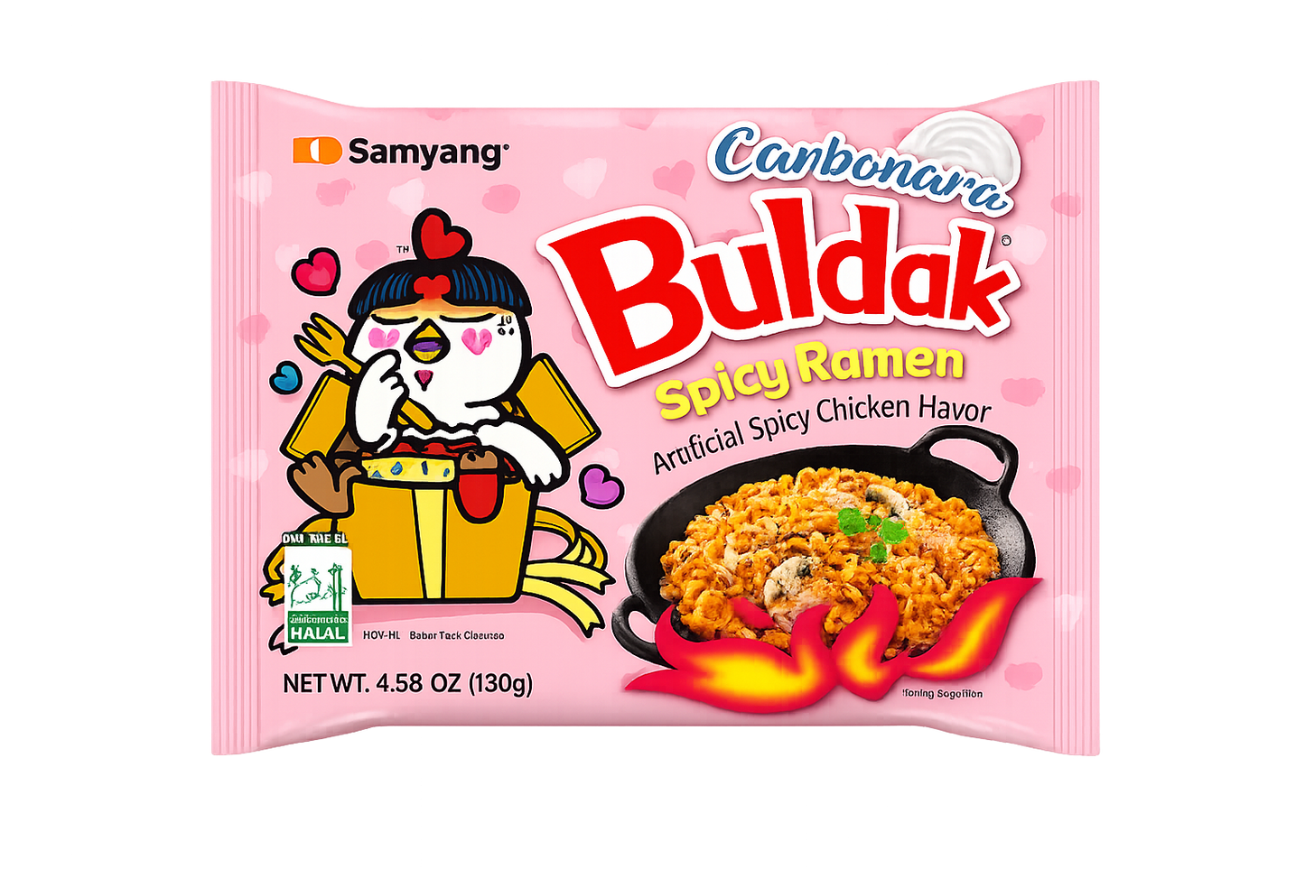 Paste Buldak cu aromă de pui Carbonara, 130gr
