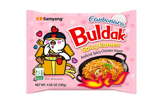 Buldak Carbonara Ramen Csirkés tészta