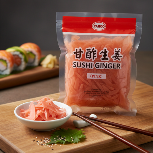 YANCO Rózsaszín Sushi Gyömbér (150g) – Az autentikus japán ízélményért