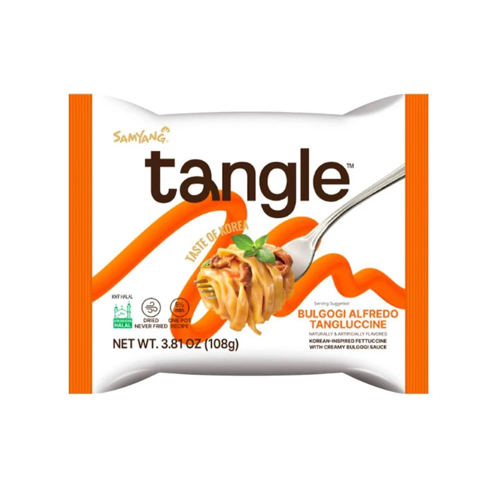 Samyang Tangle tészta alfredo Bulgogi szósz ízesítéssel 108g