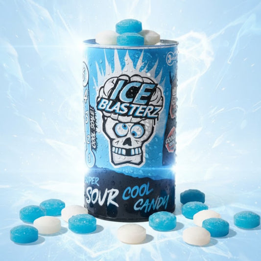 Ice Blasterz Super Sour Cool Candy – Brutálisan savanyú, jegesen friss! 48 g