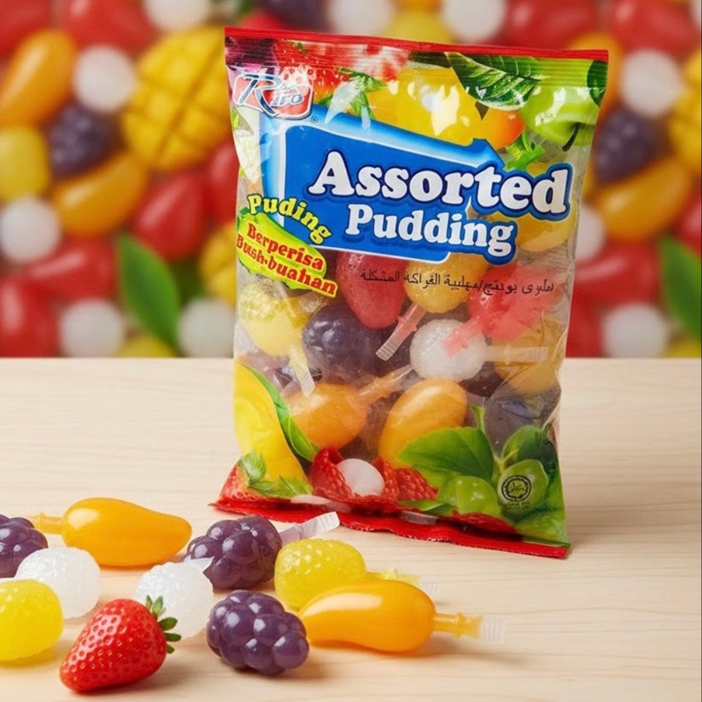 Rico puding vegyes gyümölcsízzel, 960g